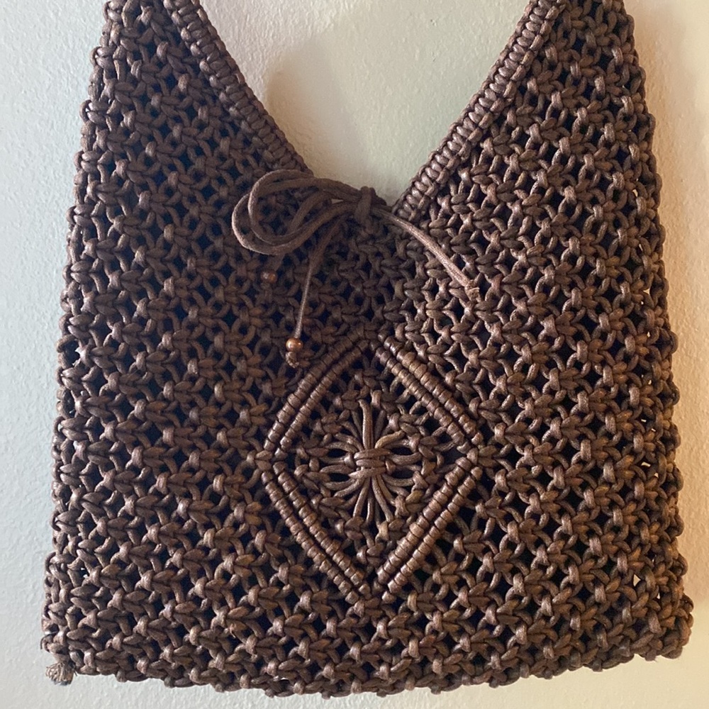 Old Navy Macrame Purse